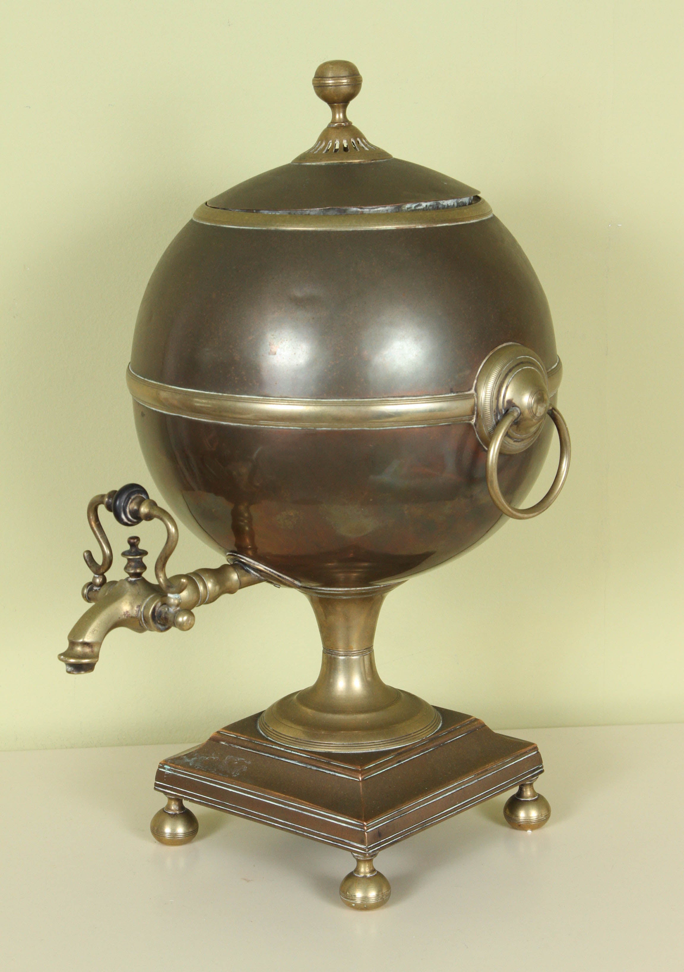 English Neoclassical Spherical Water Urn