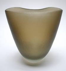Ficus B Murano Sage Green Glass Vase