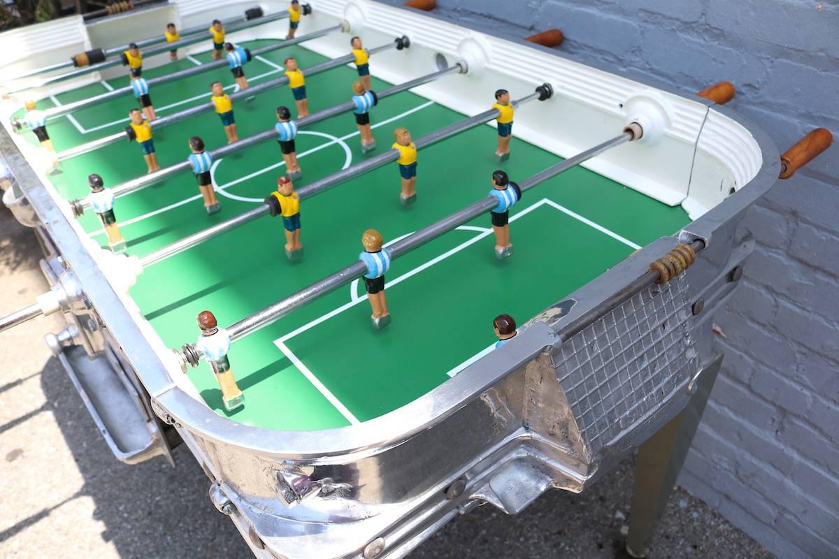 Mid-Century Modern Vintage 1960s Super Estadio Foosball Table