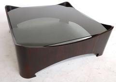 Table basse brésilienne des années 1960 par Novo Rumo en jacaranda