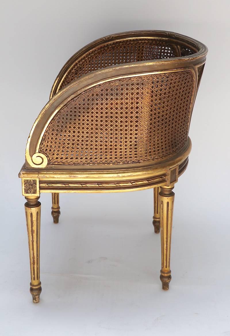 Louis XVI Style Cane Chair In Good Condition In Los Angeles, CA
