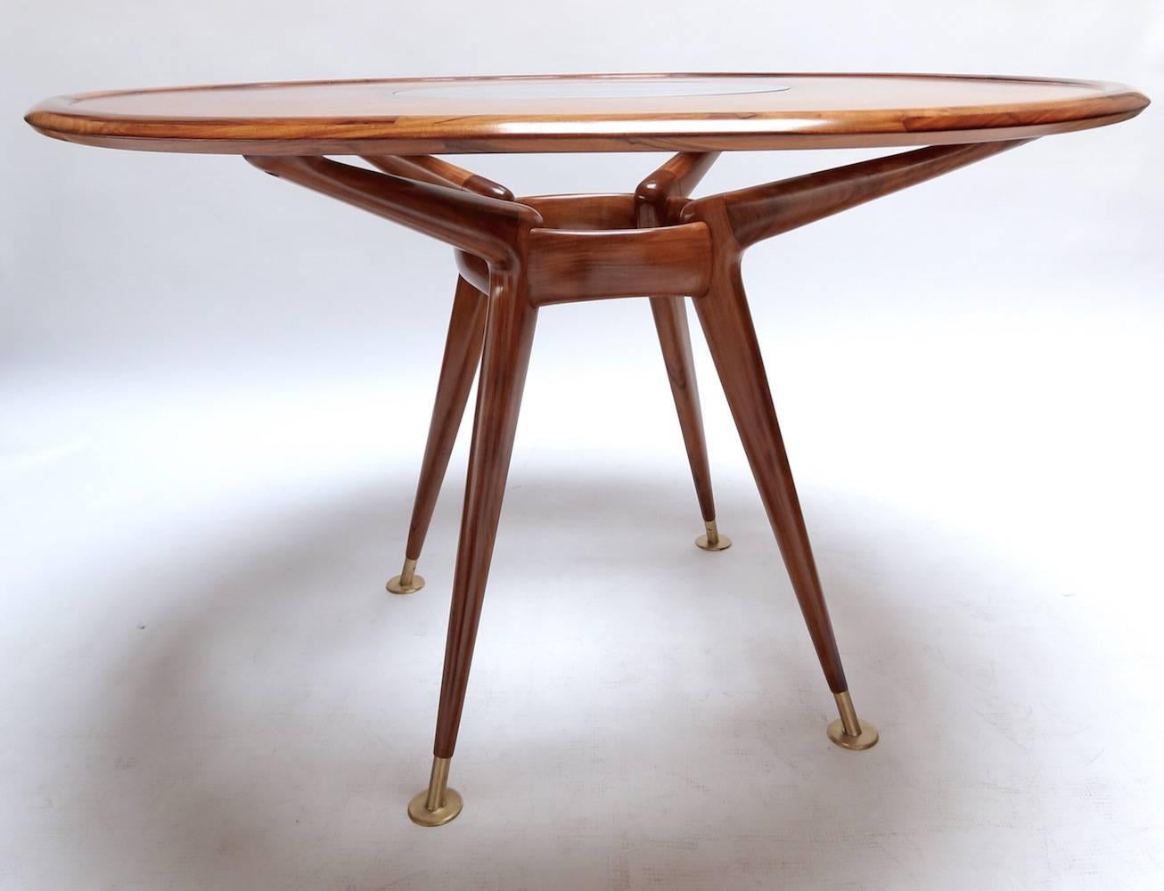 Mid-Century Modern Liceu de Artes 1960s Brazilian Caviuna Dining Table 