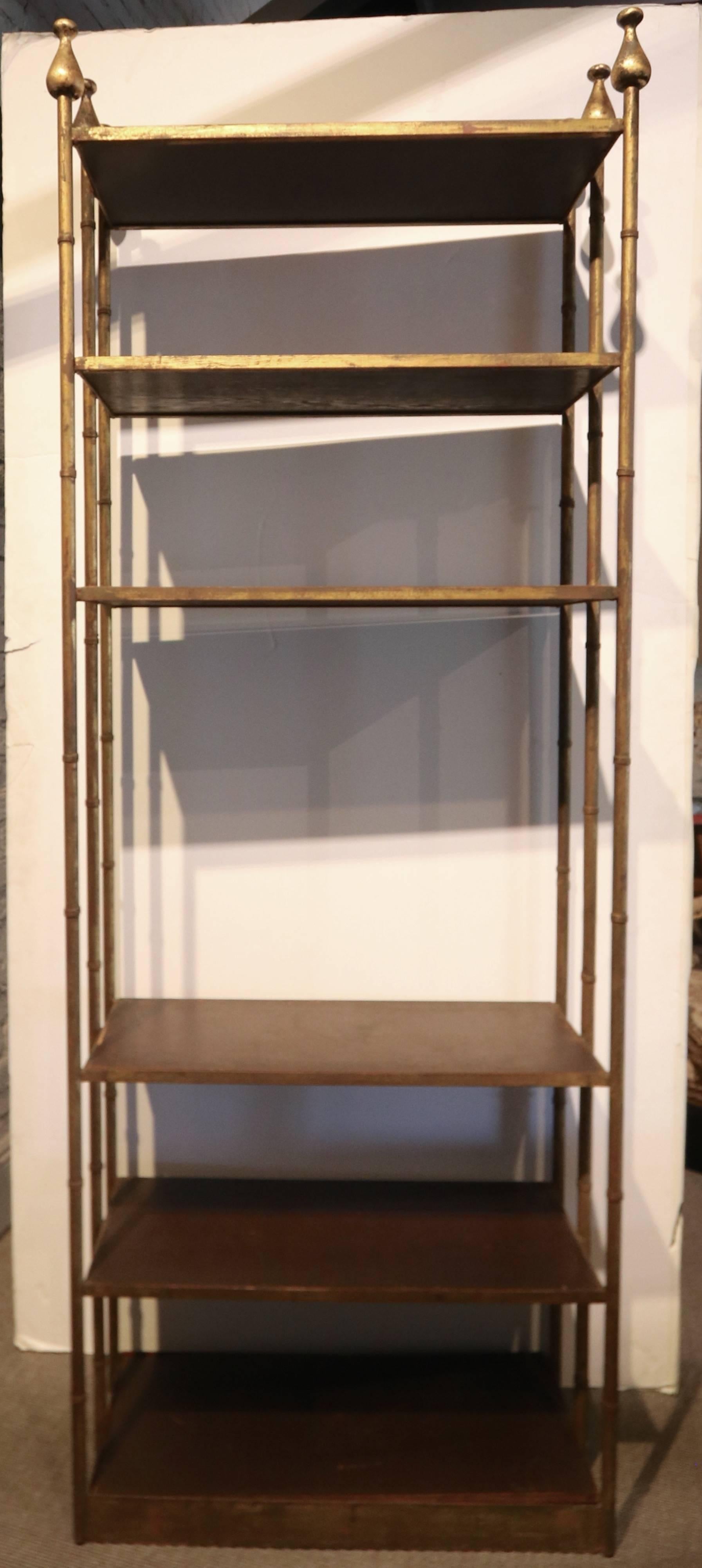 metal wood bookcase