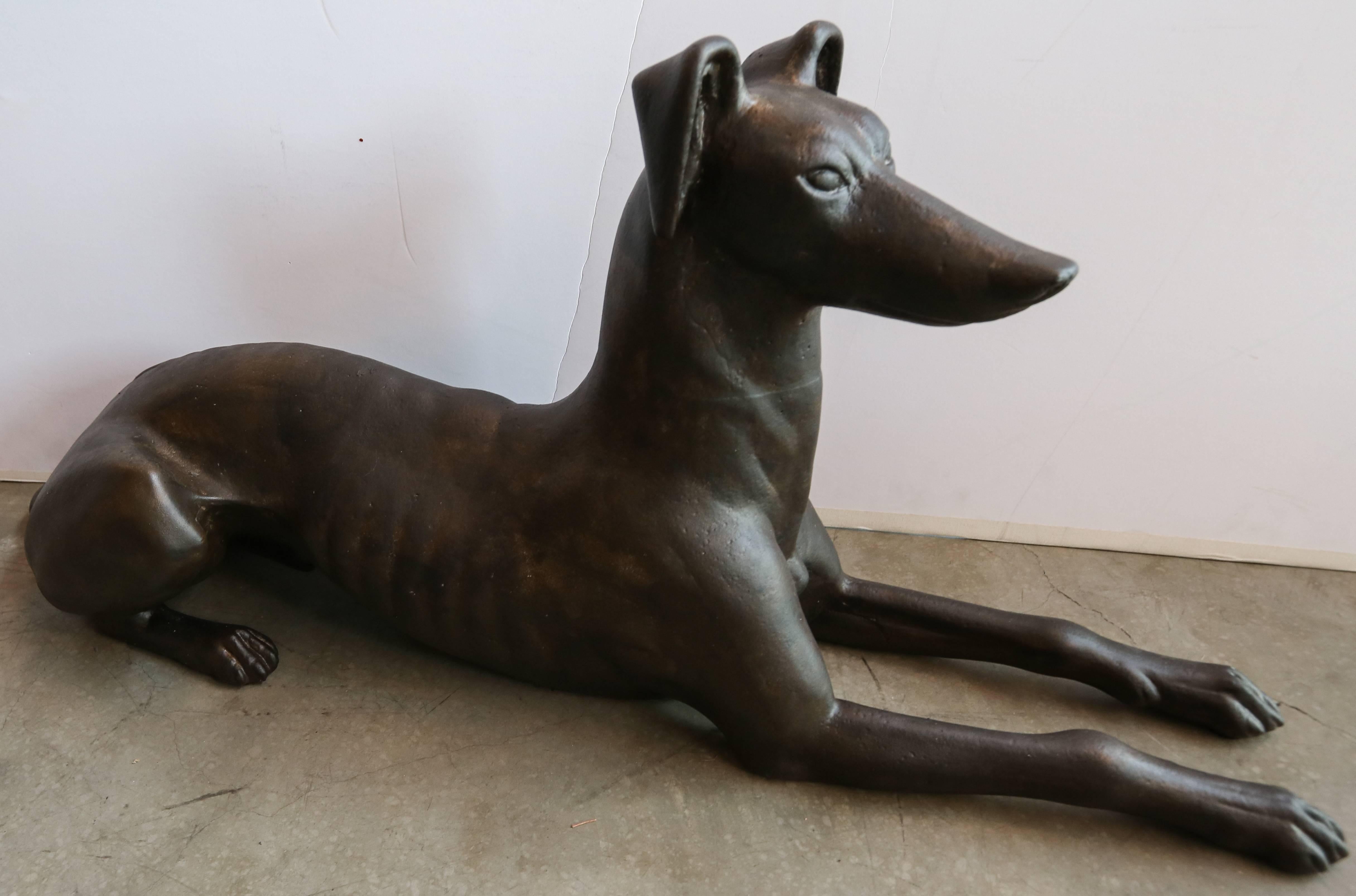 greyhound statues