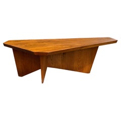 Konoid-Couchtisch im Nakashima-Stil aus den 1960er Jahren