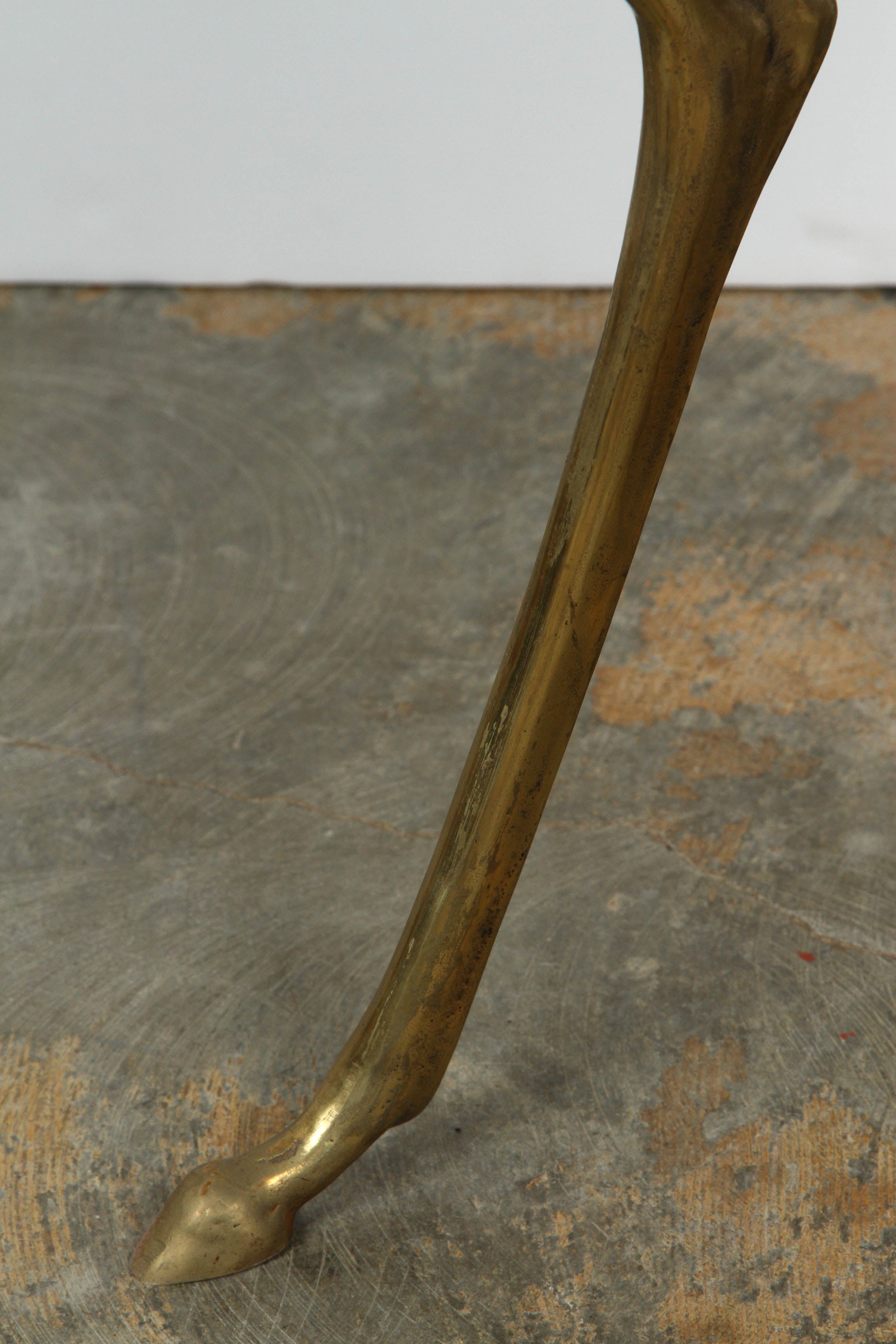 American Vintage Bronze and Onyx Side Table