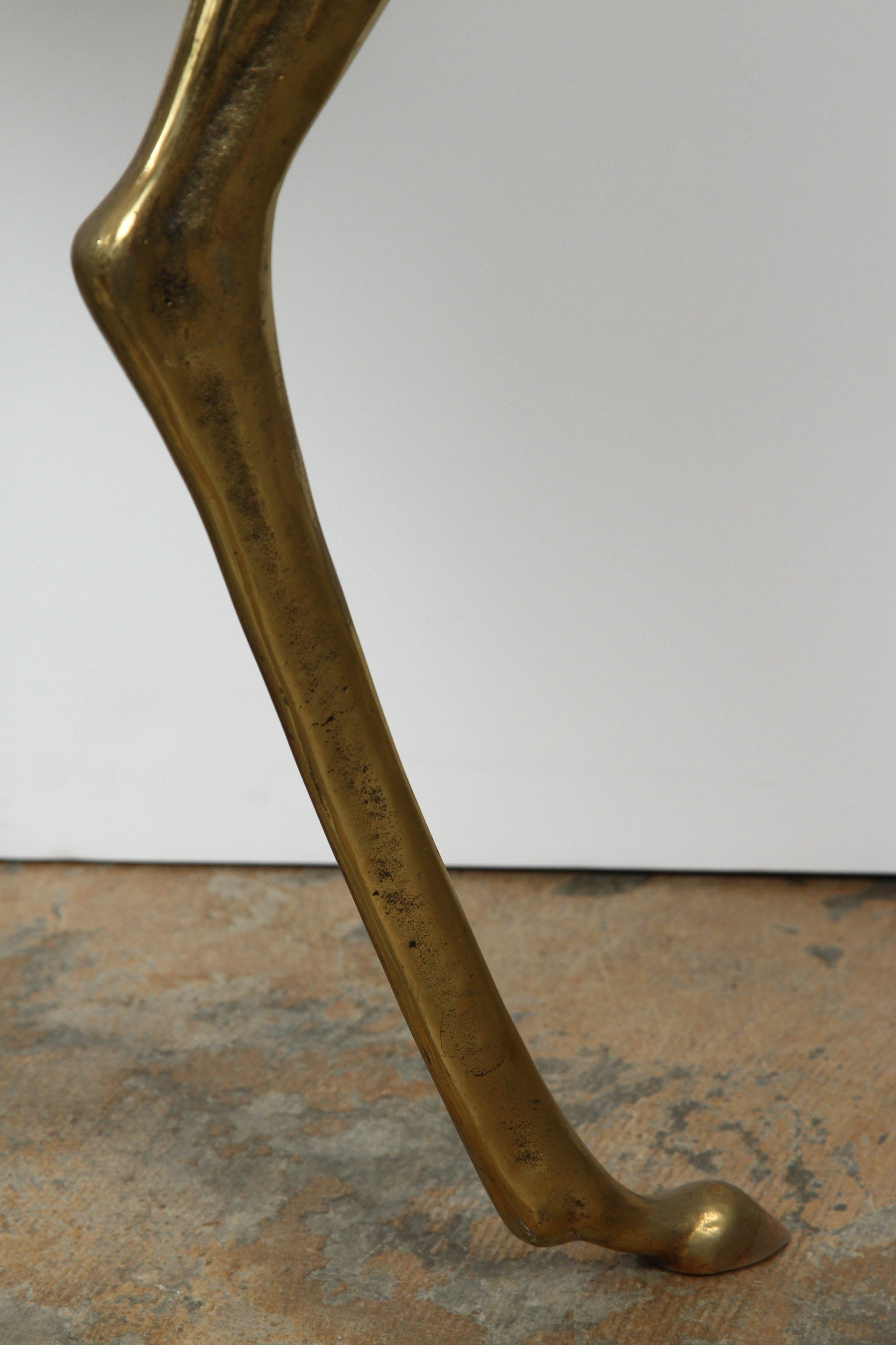Vintage Bronze and Onyx Side Table 2