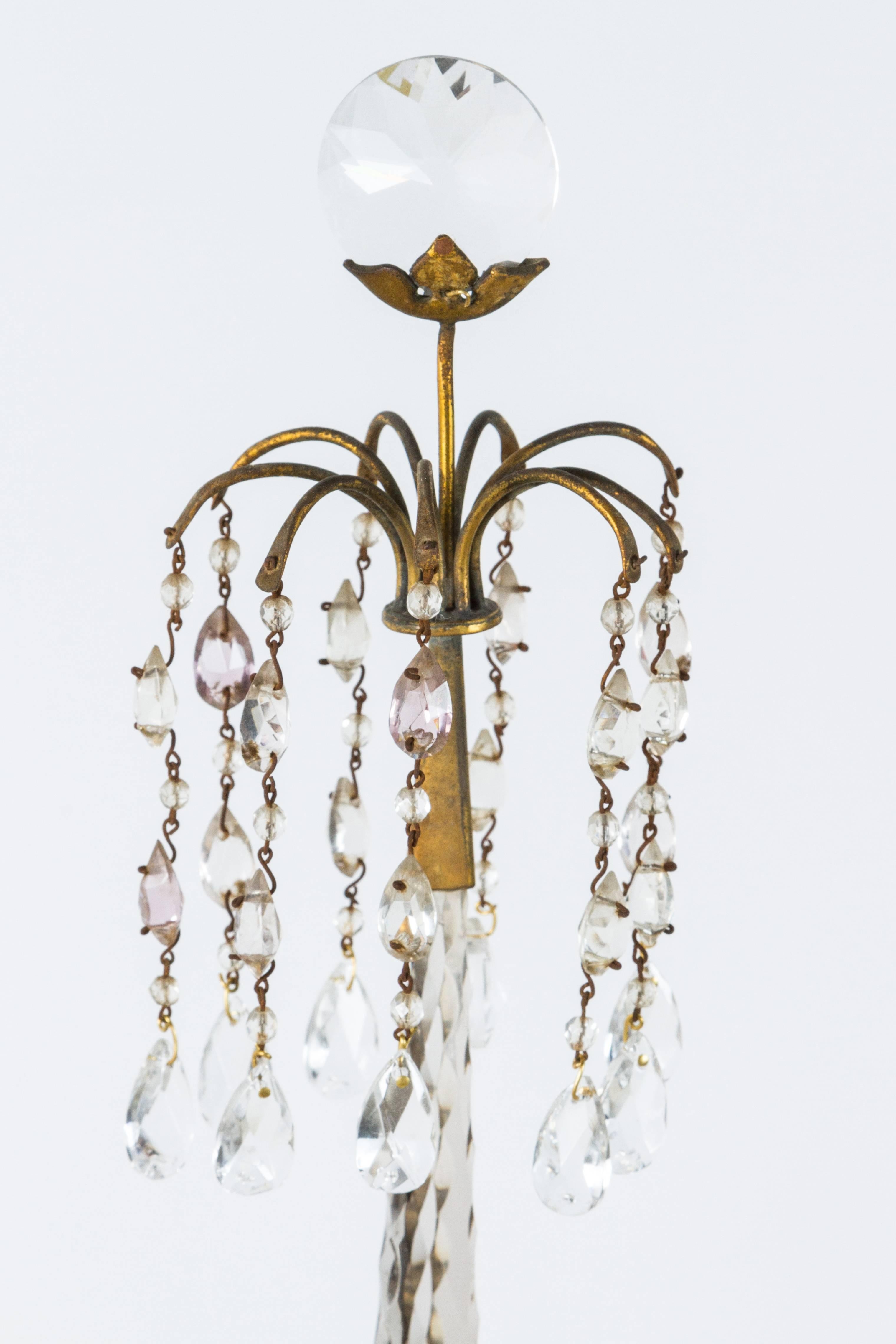 Scandinavian Neoclassical Girandole Pair of 19th Century Swedish Candelabra