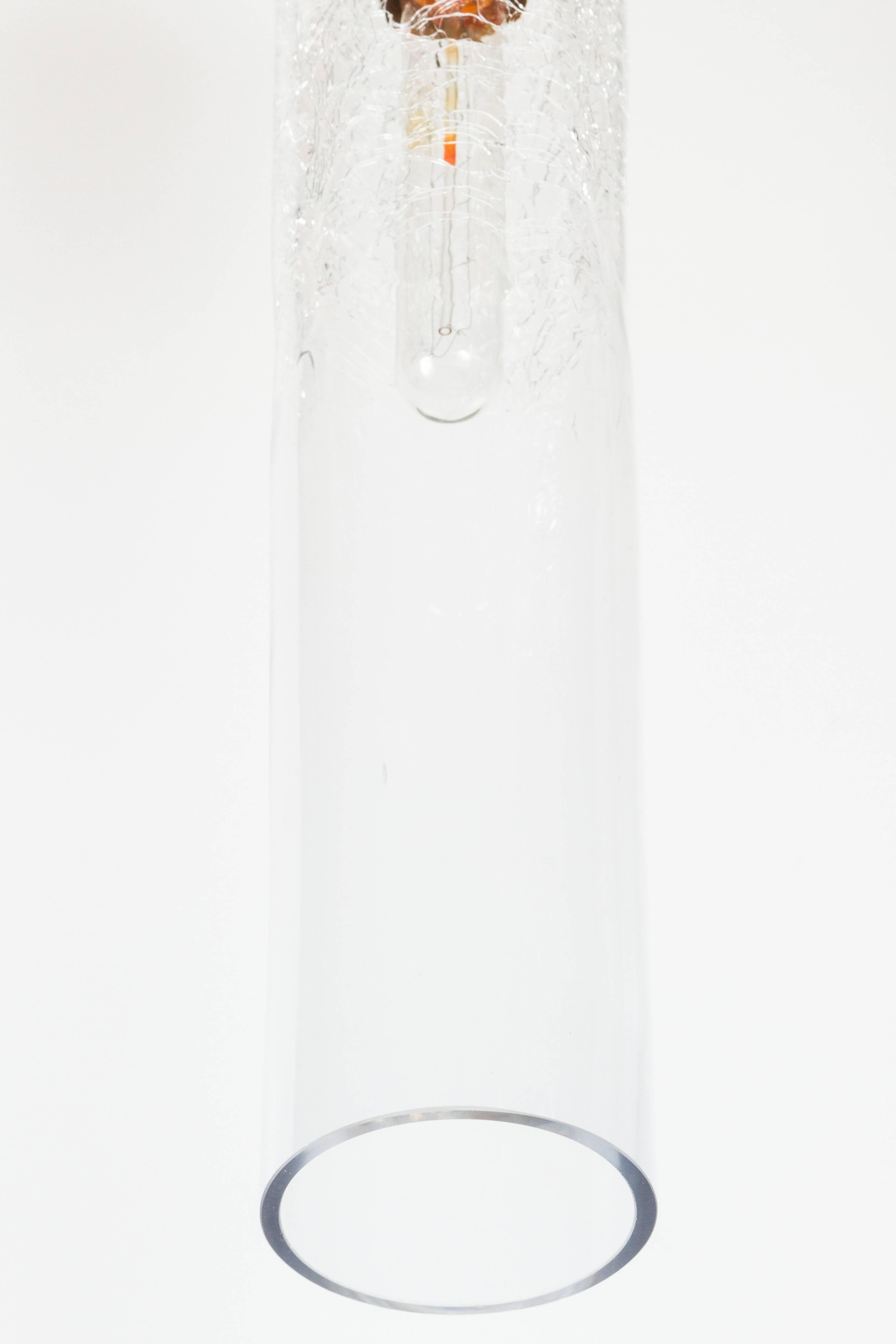 American Modern Minimalist Glass Pendant For Sale