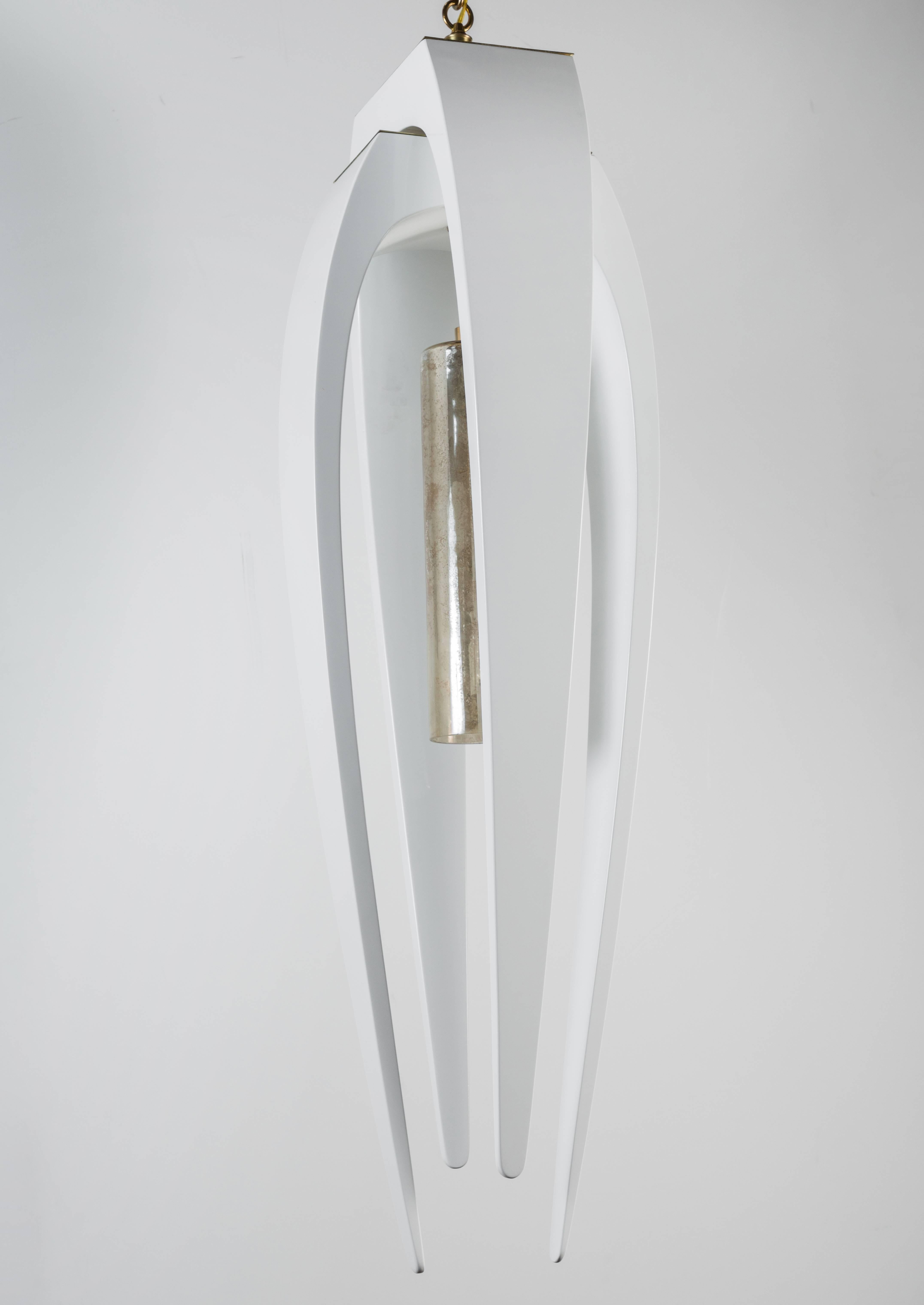 Modern Double Wishbone Pendant by Paul Marra For Sale