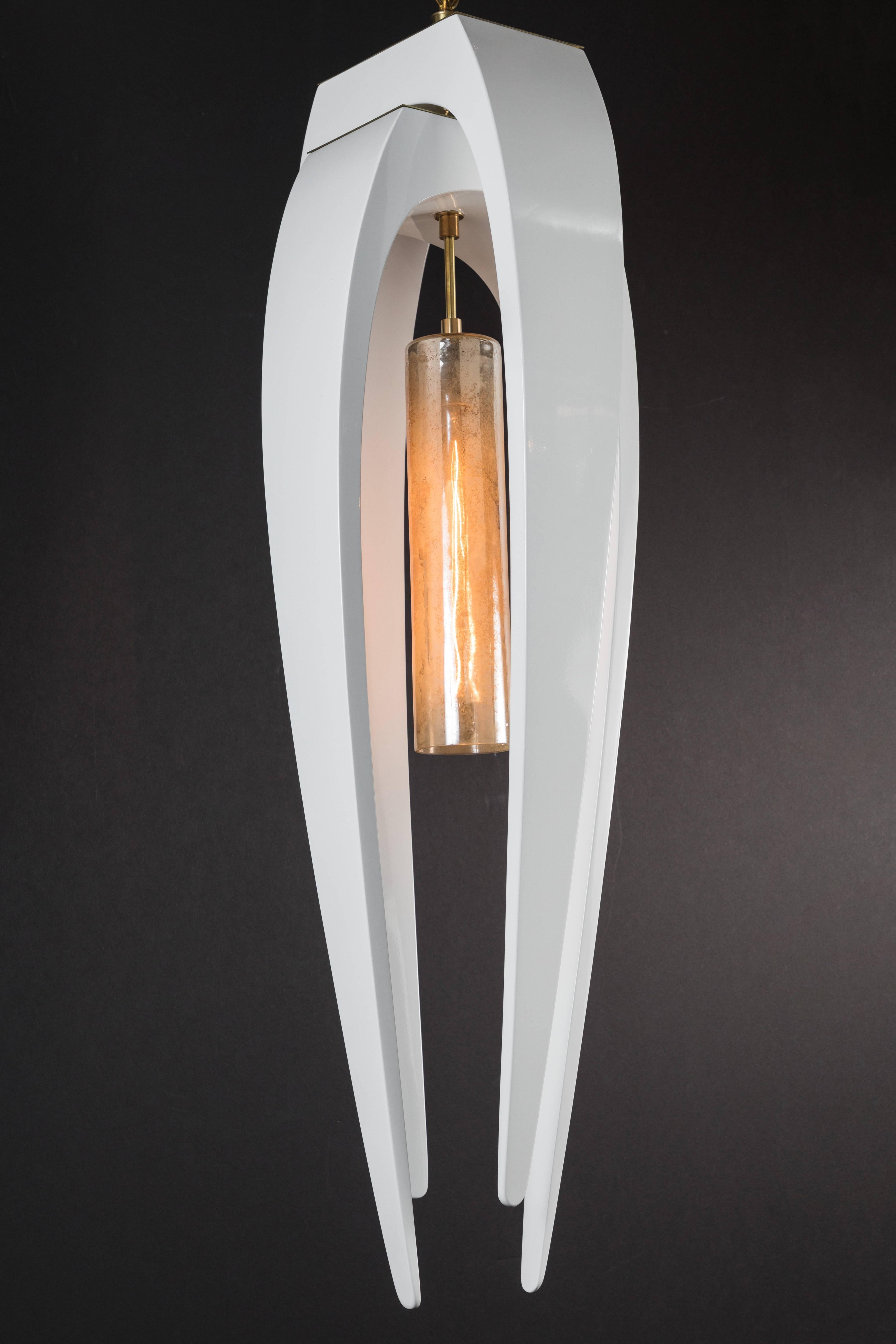 American Double Wishbone Pendant by Paul Marra For Sale