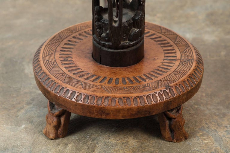 French African Floor Lamp For Sale at 1stDibs