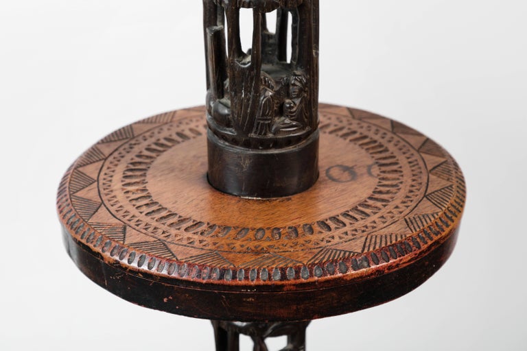 French African Floor Lamp For Sale at 1stDibs