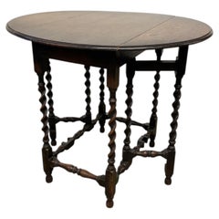 19th Century English Gate Leg Table