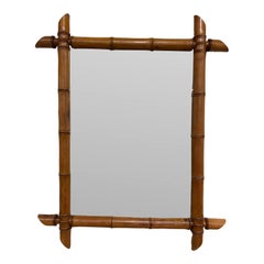 19th Century Faux Bamboo Mirror
