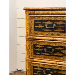 19th Century English Bamboo Chest