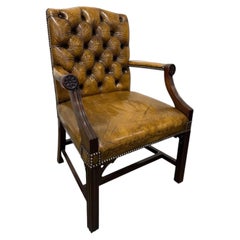 Vintage English Leather Chair