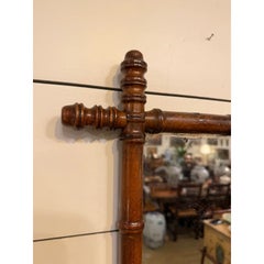 Antique Faux Bamboo Mirror