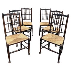 Antique English Spindle Back Chairs