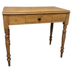 19th Century English Pine Table / Desk