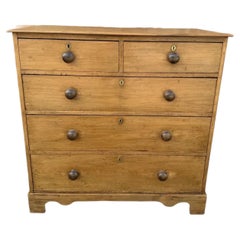 19th Century English Pine Chest of Drawers