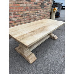 20th Century Scrubbed Oak Coffee Table