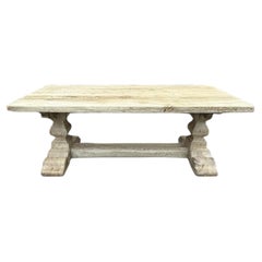 20th Century Scrubbed Oak Coffee Table