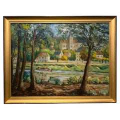 19th Century French Oil on Canvas