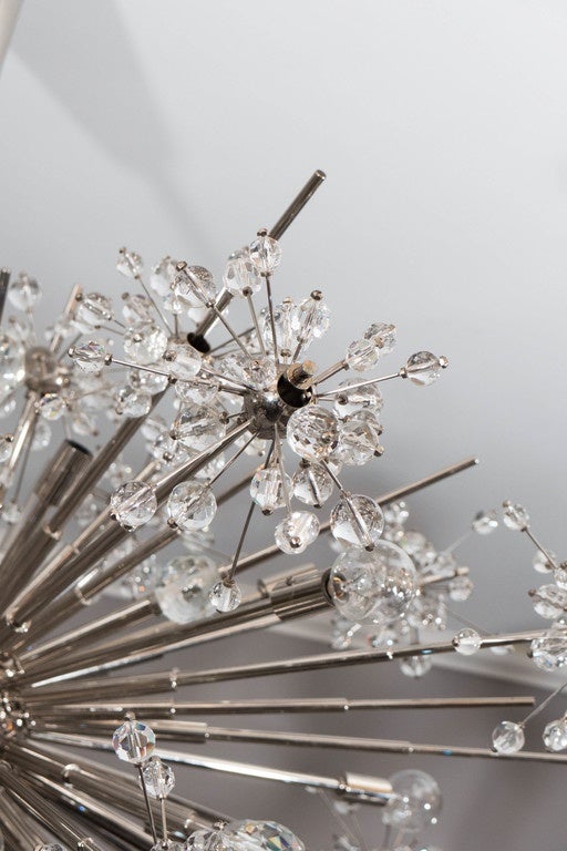 Modern Original Lobmeyr Crystal Sputnik from the Main Floor of Bergdorf Goodman