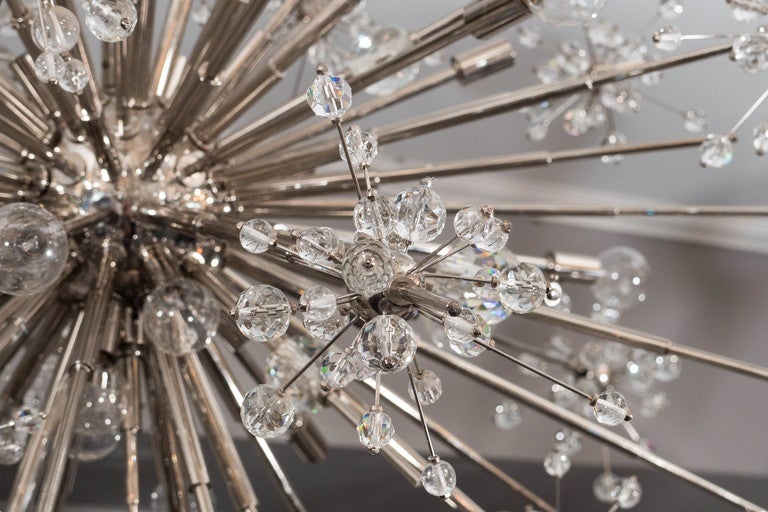 Original Lobmeyr Crystal Sputnik from the Main Floor of Bergdorf Goodman In Excellent Condition In New York, NY