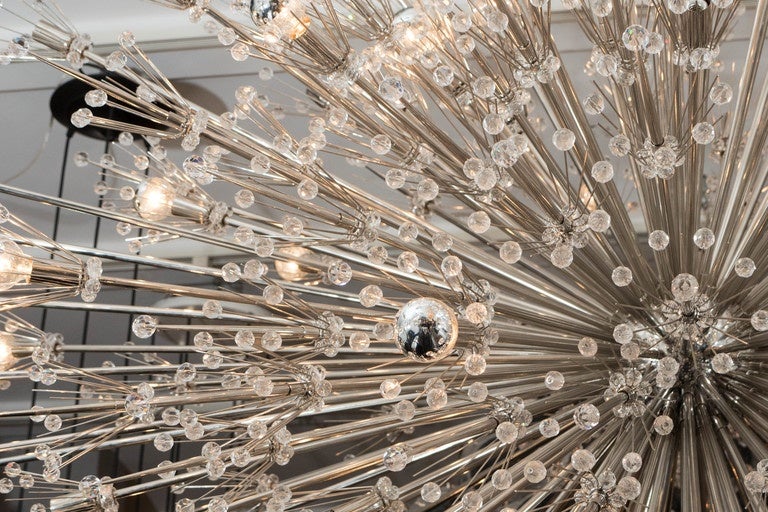 Tremendous Crystal Esprit Sputnik Chandelier In New Condition For Sale In New York, NY