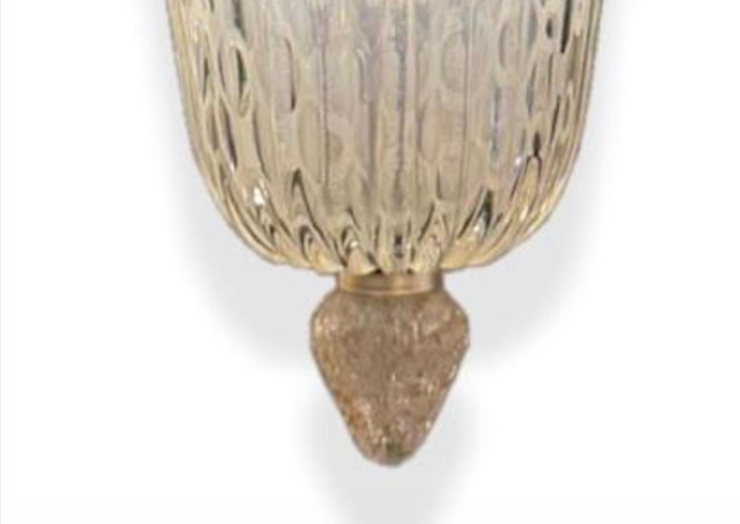 Metà XX secolo Lampadari figurativi in vetro di Murano Seguso, anni '50 in vendita