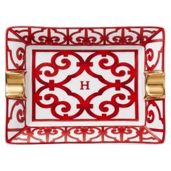 Hermes Paris Balcon de Guadalquivir Porcelain Cigar Ashtray