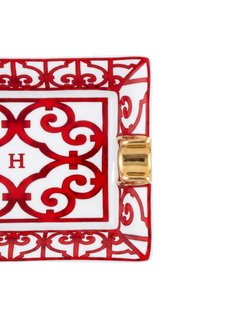 Hermes Paris „Balcon de Guadalquivir“ – Zigarrenaschenbecher aus Porzellan