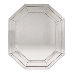 Specchio ottagonale personalizzato con effetto anticato