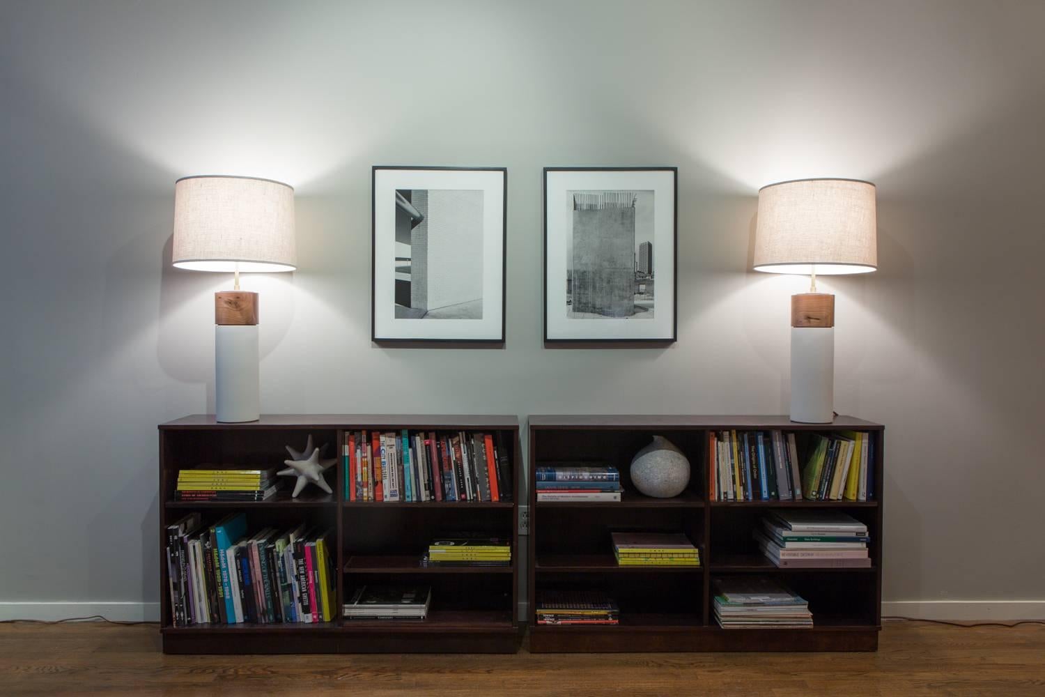 Pair of Edward Wormley for Dunbar Mahogany Bookcases 2