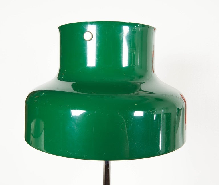 Mid-20th Century Swedish Chrome and Steel Table Lamp, 1960s