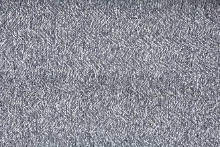 Jens Risom High Backed Armless Sofa with Button Tufted Back at 1stDibs