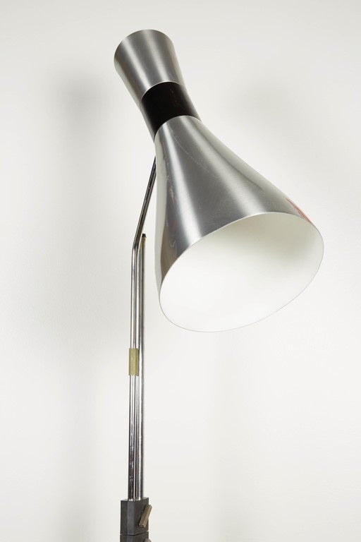 Danish Diablo Aluminum Floor Lamp by Fog and Mørup