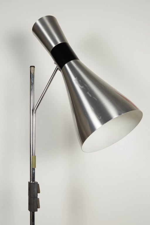 Diablo Aluminum Floor Lamp by Fog and Mørup In Fair Condition In New York, NY