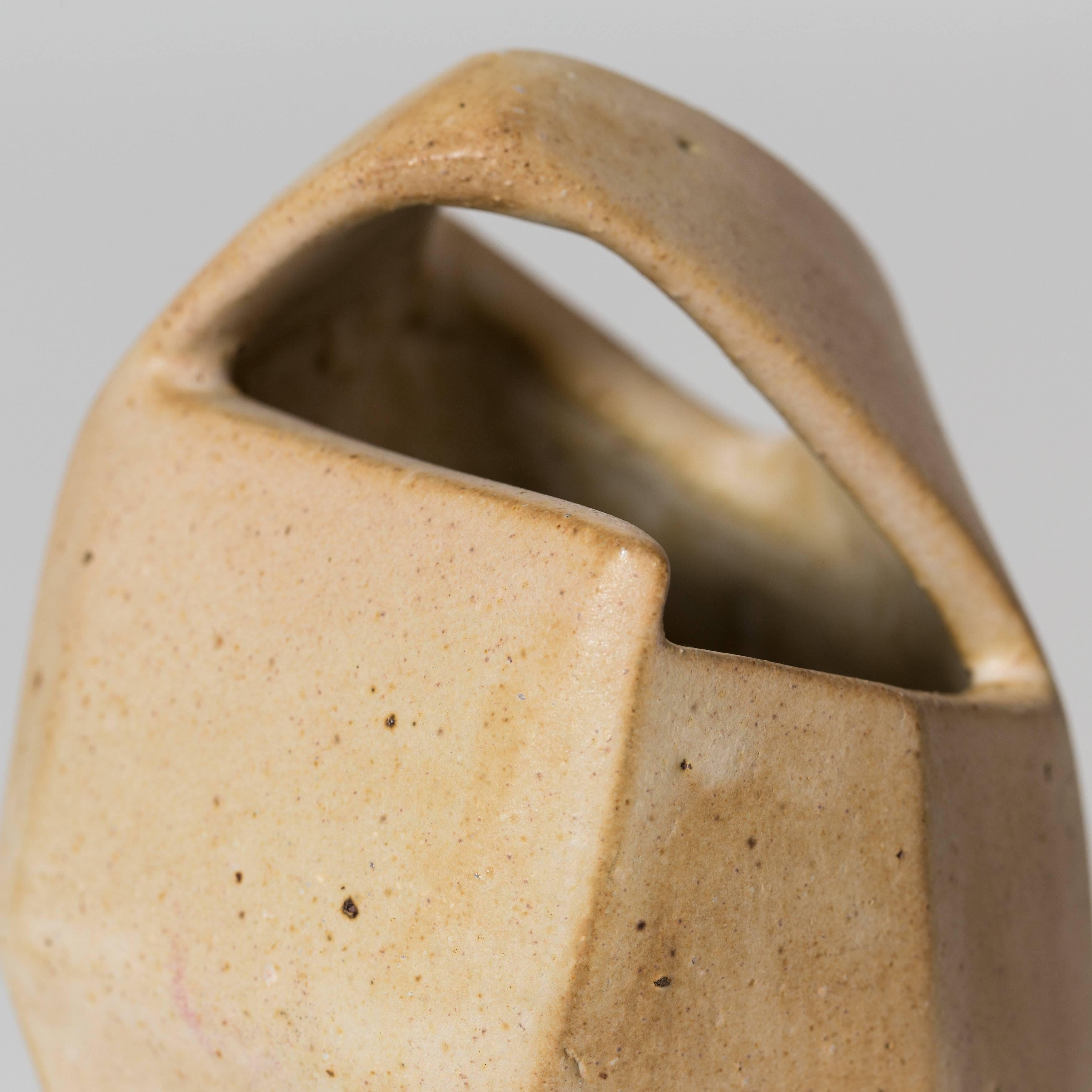 Contemporary Corte Ceramic Vase by Gabriela Valenzuela-Hirsch