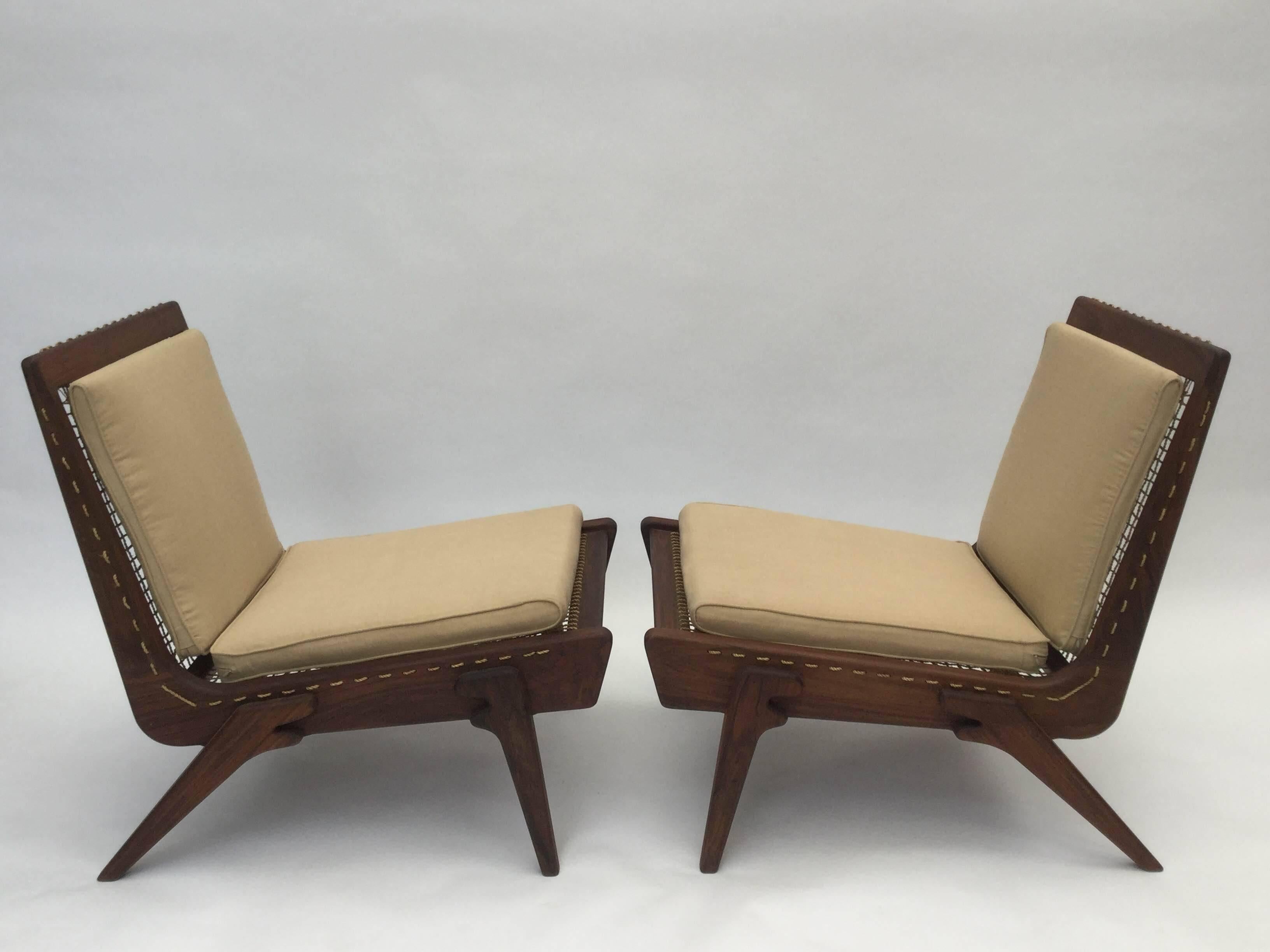 Pair of Yucatan Limited edition Lounge Chairs Designed by George Allen 1