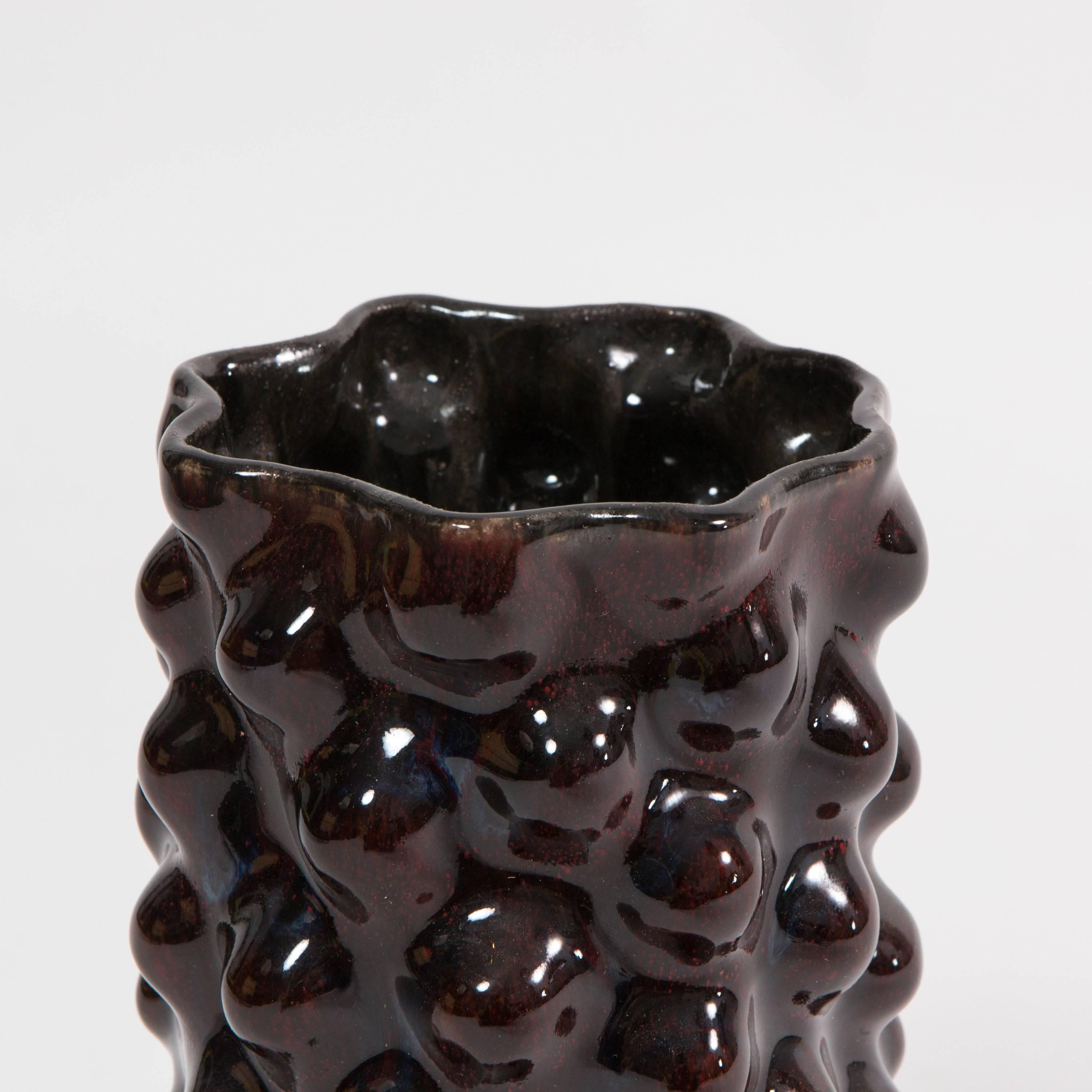 Ceramic artist Pamela Sunday, hand-built stoneware 