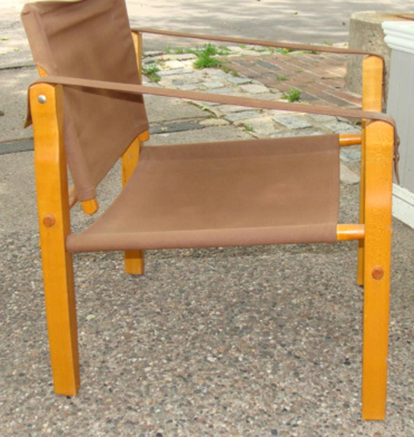 Rare Gold Medal MidCentury Safari/Camp Chair at 1stdibs