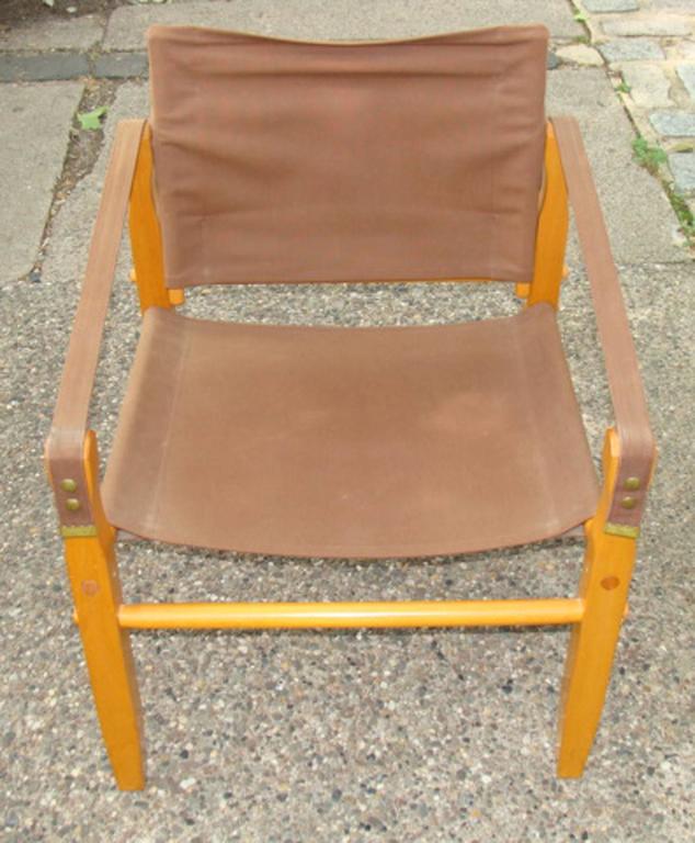Rare Gold Medal MidCentury Safari/Camp Chair at 1stdibs