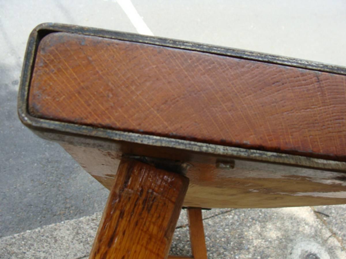 20th Century Antique Oak Low Table/Bench