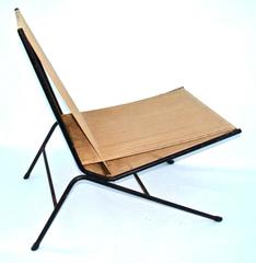 Original Allan Gould "Bow" Chair and Ottoman