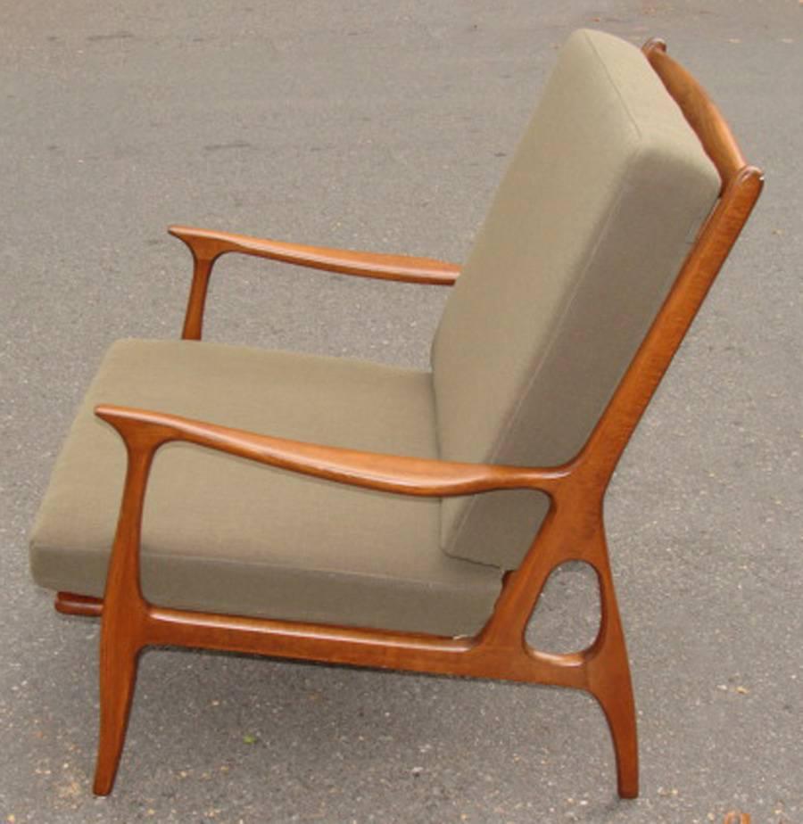Italian Mid-Century Lounge Chair 1