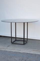 Cuboid Minimalist Center or Breakfast Table by Design Frères