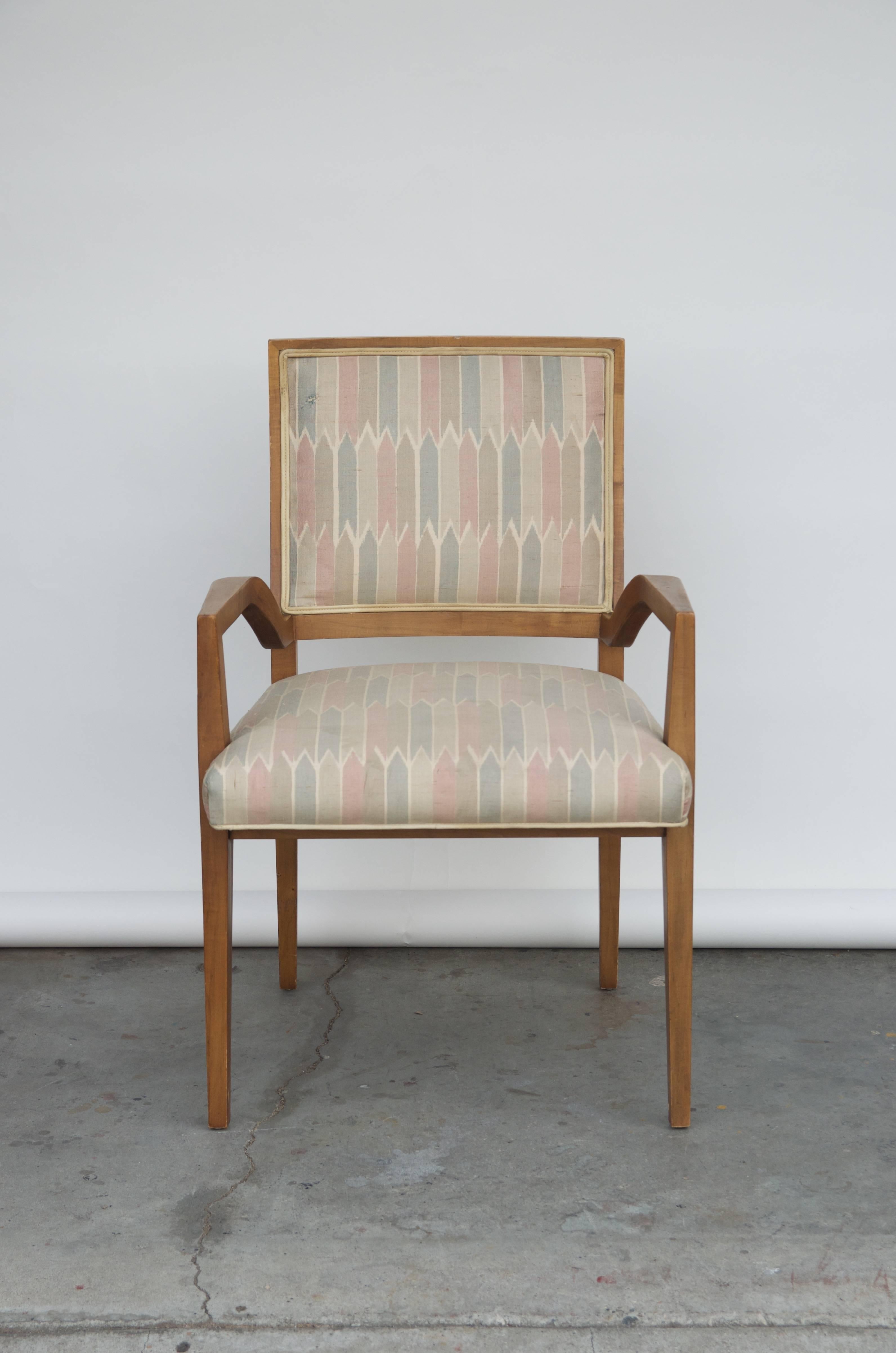 Mid-20th Century Set of Six Elegant Mid-Century Modern Armchairs and Chairs
